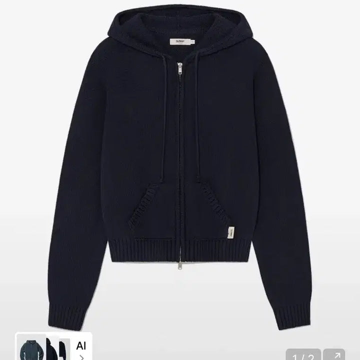 [BUNJANG] G CLASSIC KNIT ZIP UP (NAVY) / G CLASSIC KNIT ZIP UP (NAVY)