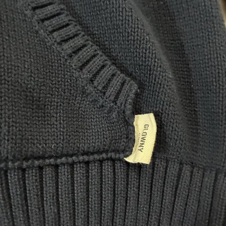 [BUNJANG] G CLASSIC KNIT ZIP UP (NAVY) / G CLASSIC KNIT ZIP UP (NAVY)