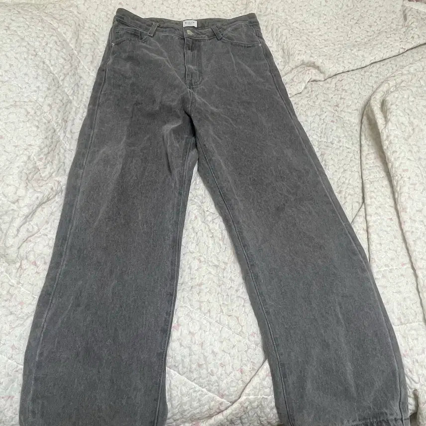 [BUNJANG] Black Denim Pants L / 보세 흑청 팬츠 L / 청바지 데님 에이블리 지그재그