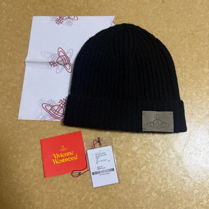 [BUNJANG] Vivienne Westwood Beanie Black (Worn by BLACKPINK Lisa) / 비비안웨스트우드 비니 블랙 (블랙핑크 리사 착용)