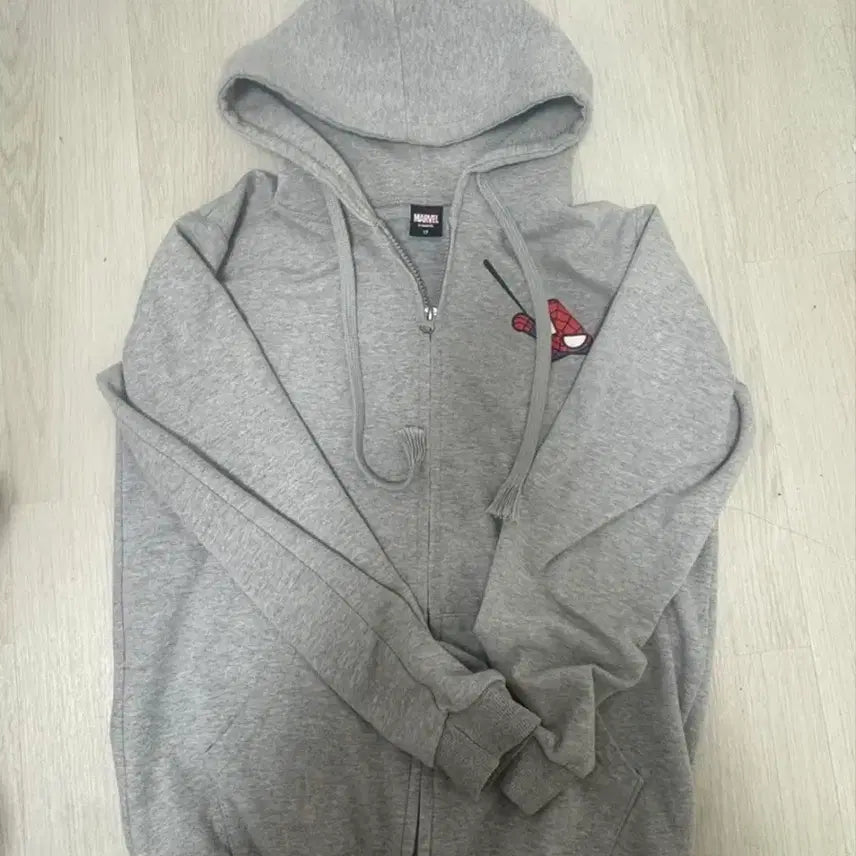 [BUNJANG] Spider-Man Hooded Zip-Up Jacket / 스파이더맨 후드집업
