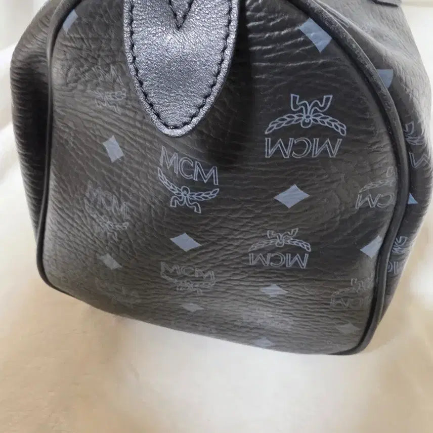 [BUNJANG] MCM Black Visetos Tote Bag / 정품 mcm 블랙 비세토스 토드백