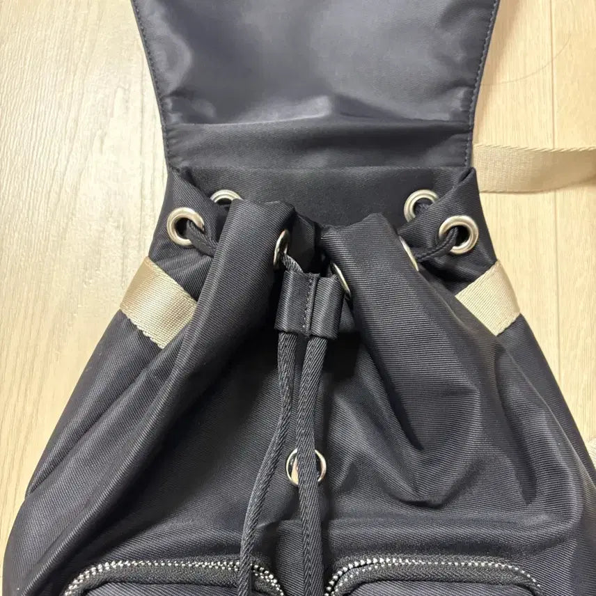 [BUNJANG] Minuit Minute Clo Backpack Black Mix / 미닛뮤트 클로백팩