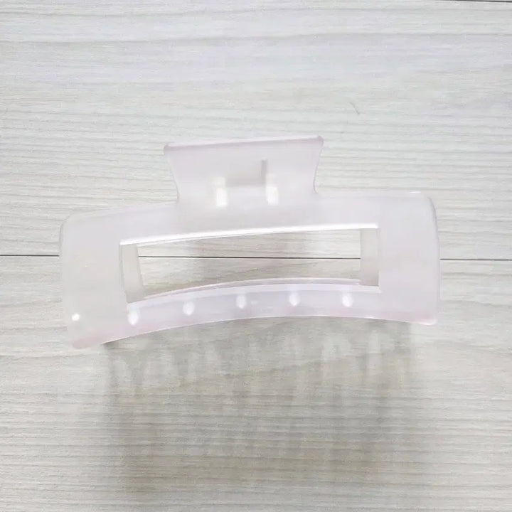 [BUNJANG] Rectangular Lavender Hair Clip Pin / (새상품) 직사각 연보라 집게핀 헤어핀
