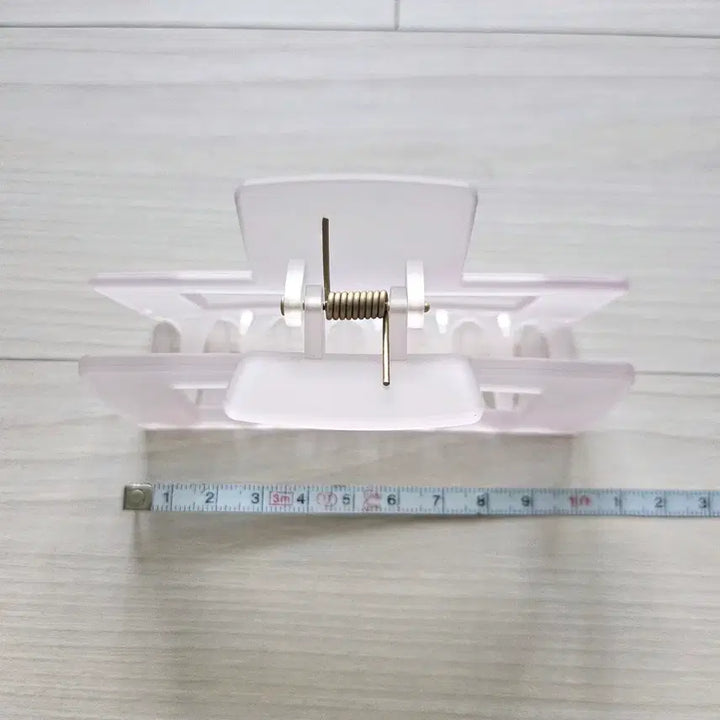 [BUNJANG] Rectangular Lavender Hair Clip Pin / (새상품) 직사각 연보라 집게핀 헤어핀