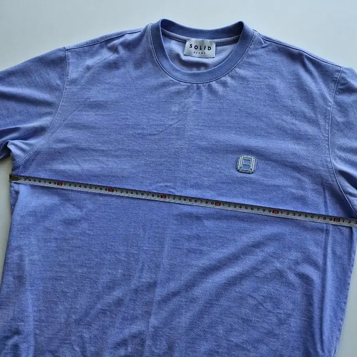 [BUNJANG] Solid Homme Purple Short Sleeve T-Shirt Size 50 (105) / 솔리드옴므 보라색 반팔티 50사이즈(105)