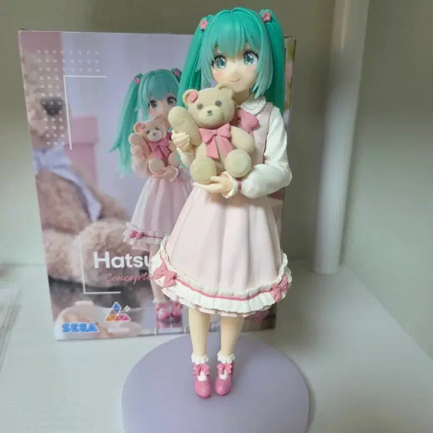 [BUNJANG] Hatsune Miku Conceptual Bear Figure / 하츠네 미쿠 컵셉추얼 곰돌이 피규어