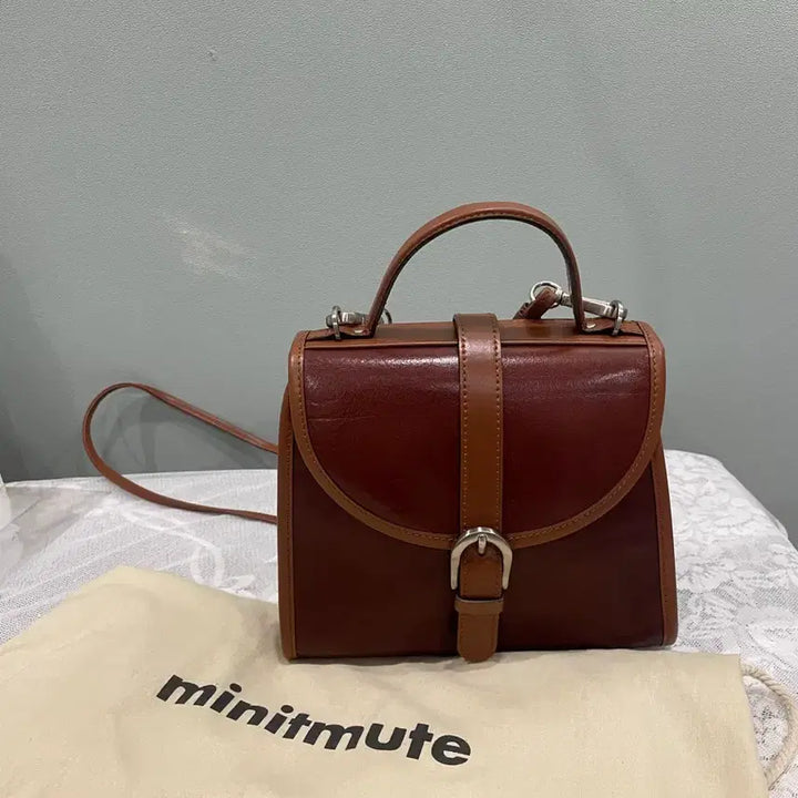 [SOLD OUT] 미닛뮤트 크래커백 브라운 가방