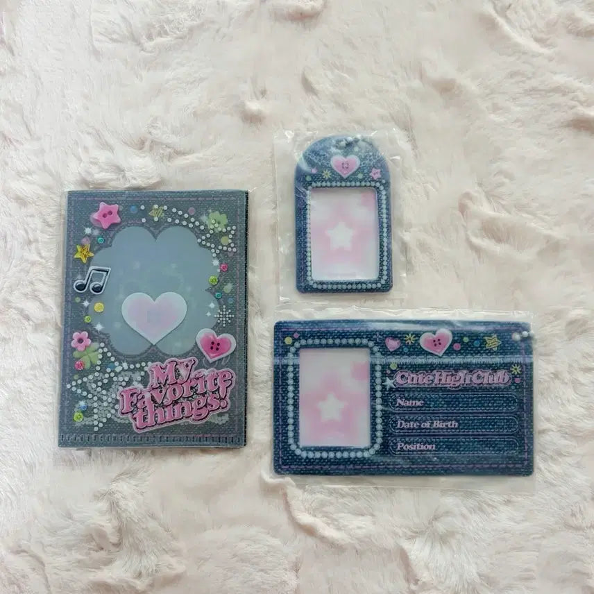[BUNJANG] Our Motif Denim Series Photo Holder Mini L Holder Set Bundle / [새상품] 아워모티프 데님 시리즈 증사홀더 미니엘홀더 세트 일괄