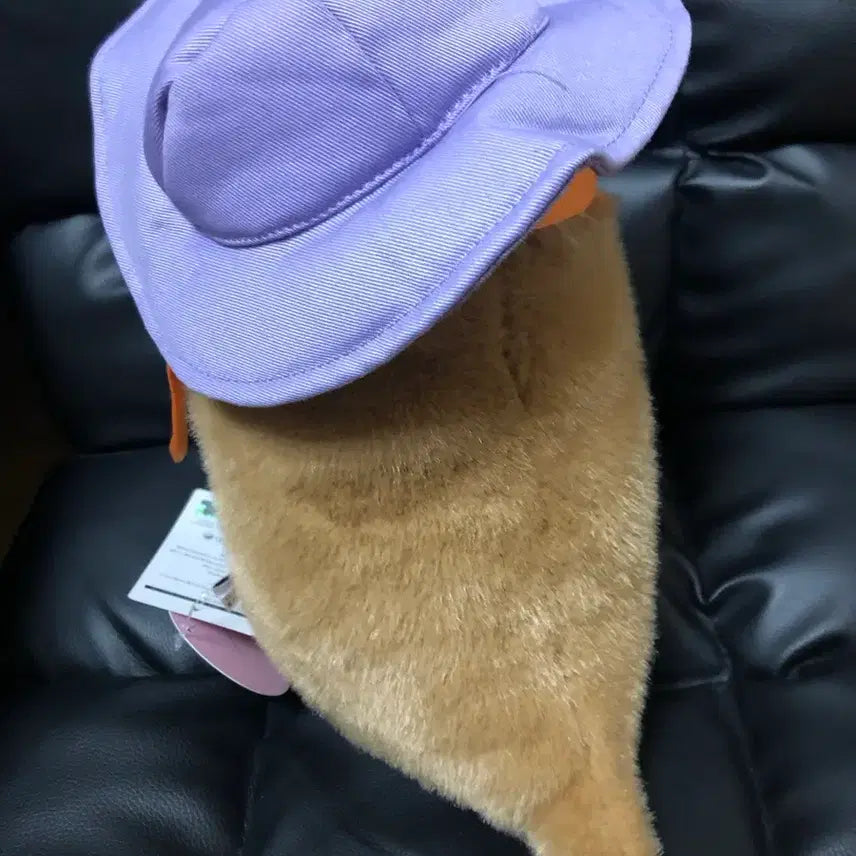 [BUNJANG] Uso-chan 27cm Doll with Purple Hat and Orange Ribbon / 가족여행 우소짱 27cm