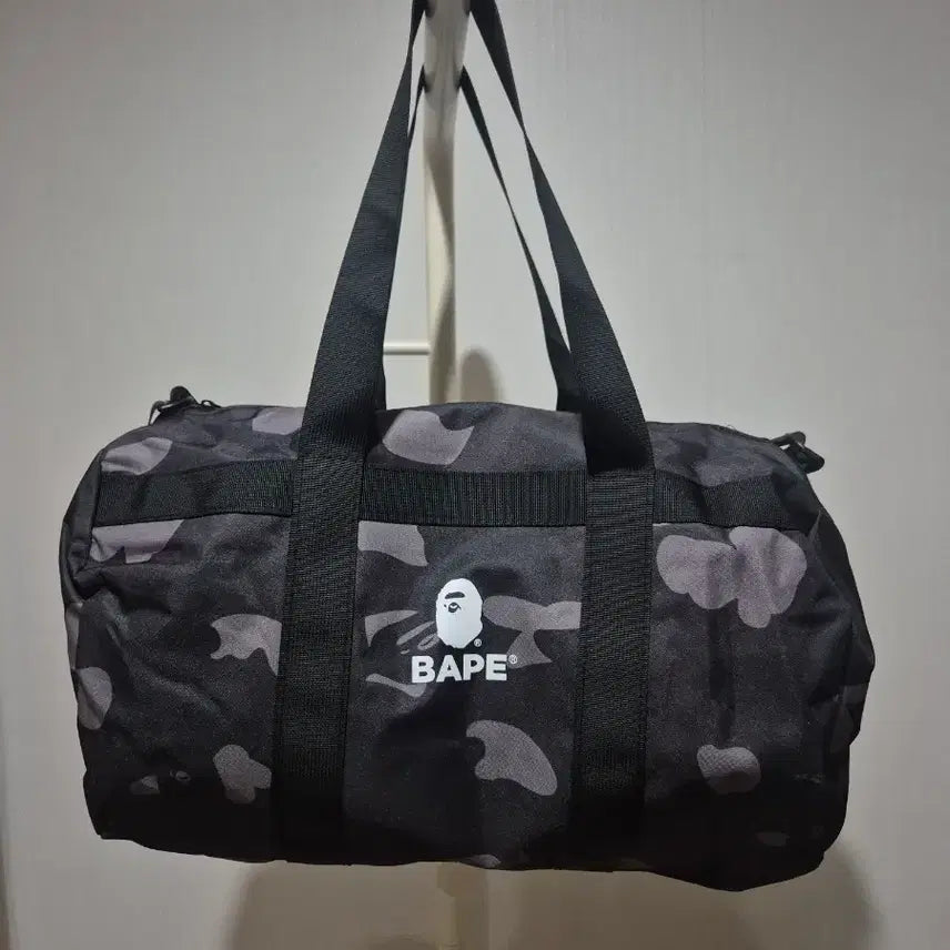 [BUNJANG] A Bathing Ape Black Duffle Bag / 베이프 블랙 더플백 새상품