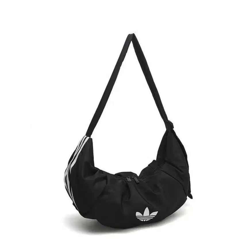 [BUNJANG] Adidas Croissant Shoulder Bag Black / 아디다스 크로와상 블랙 숄더백