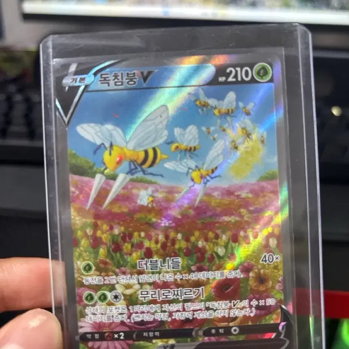 [BUNJANG] Pokemon Beedrill V SR Card / 포켓몬 독침붕 V SR 카드