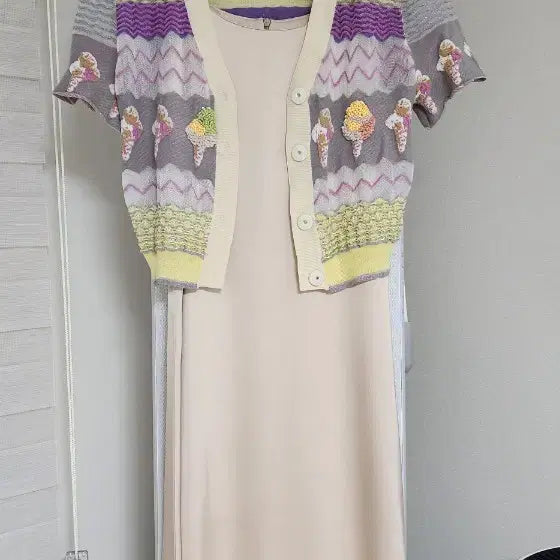 [BUNJANG] Light Fit Slip Long Dress - Elegant Beige Tone / 여리핏 슬립 롱 원피스 (고급 베이지톤 / 실루엣 예쁨)