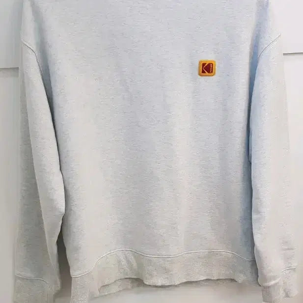 [BUNJANG] Kodak Logo Sweatshirt Gray Size 95 (Light Fleece Lining) / 코닥 로고 맨투맨 티셔츠 회색95(안감약기모)