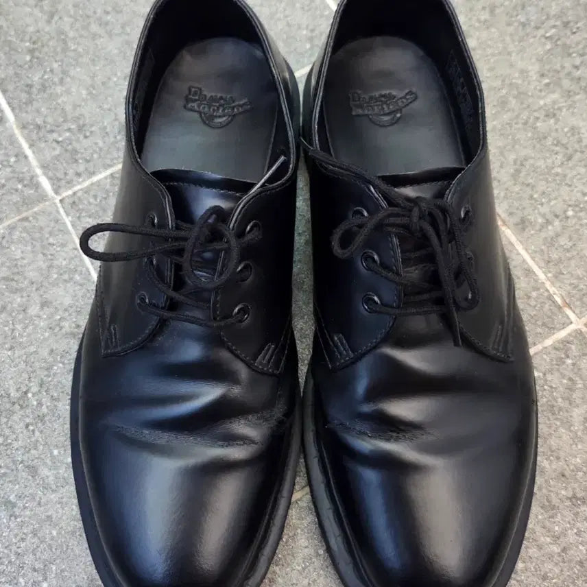 [BUNJANG] Dr. Martens 1461 Mono Black Leather Shoes / 260 UK7 닥터마틴 1461 모노 블랙