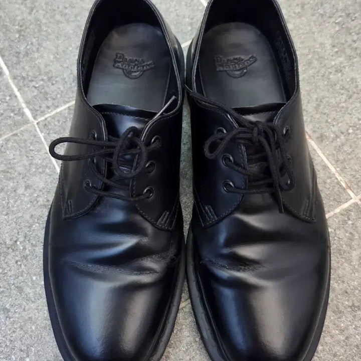 [BUNJANG] Dr. Martens 1461 Mono Black Leather Shoes / 260 UK7 닥터마틴 1461 모노 블랙
