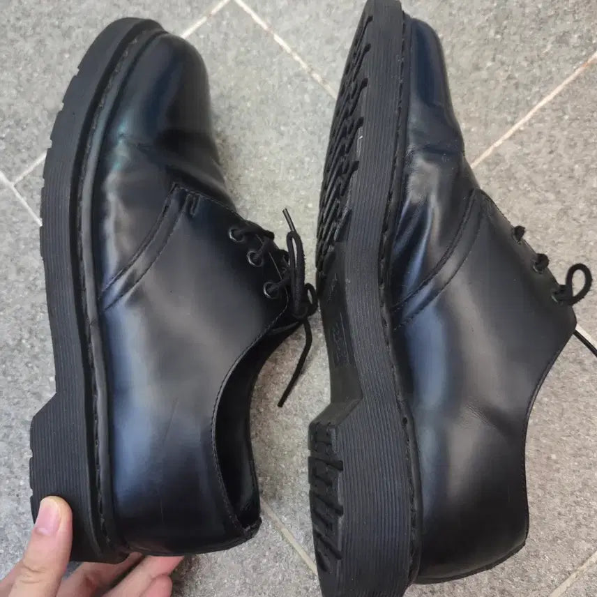 [BUNJANG] Dr. Martens 1461 Mono Black Leather Shoes / 260 UK7 닥터마틴 1461 모노 블랙