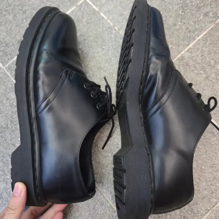 [BUNJANG] Dr. Martens 1461 Mono Black Leather Shoes / 260 UK7 닥터마틴 1461 모노 블랙