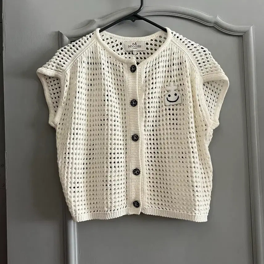 [BUNJANG] Devastée 24SS Knit Cardigan Ivory Free Size / 24ss 한섬 데바스테 니트 가디건 f사이즈