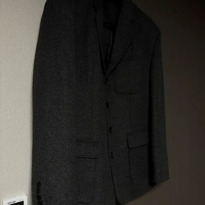 [BUNJANG] STU 4-Button Blazer Charcoal L / STU 4버튼 블레이저 L