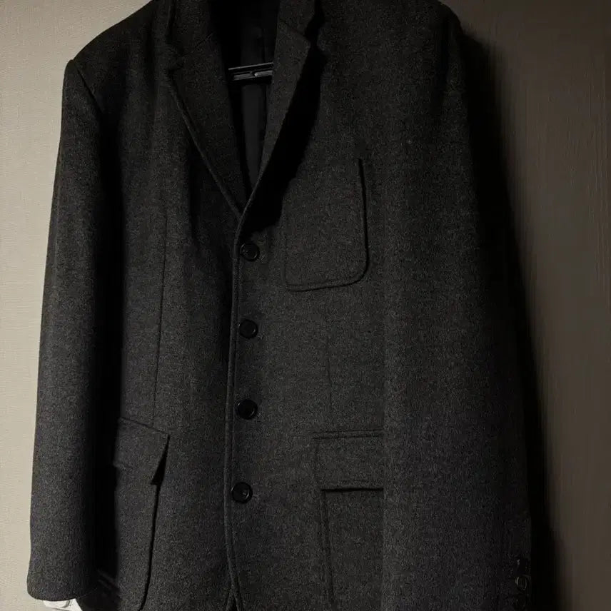 [BUNJANG] STU 4-Button Blazer Charcoal L / STU 4버튼 블레이저 L