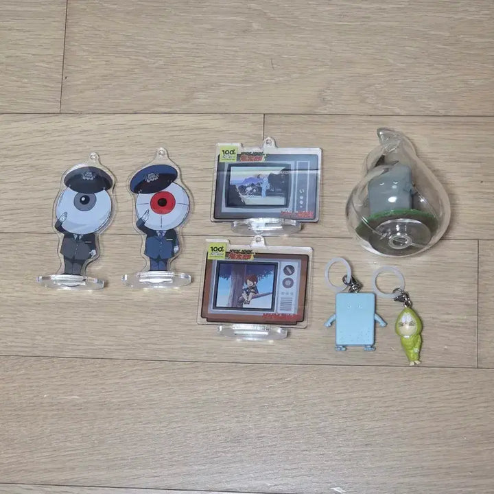 [BUNJANG] Gegege no Kitaro Numanuki Nuryeon Acrylic Stand &amp; Medjilushi Keychain / 게게게의 키타로 굿즈 눈알 아버지 누리카베 아크릴스탠드 메지루시 키홀더