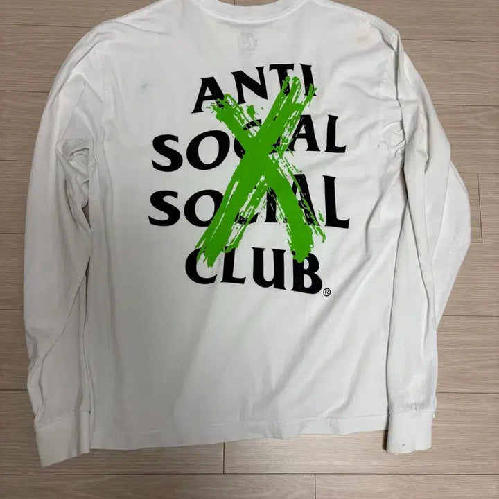 [BUNJANG] Anti Social Club Long Sleeve M / 안티소셜클럽 롱슬리브 M