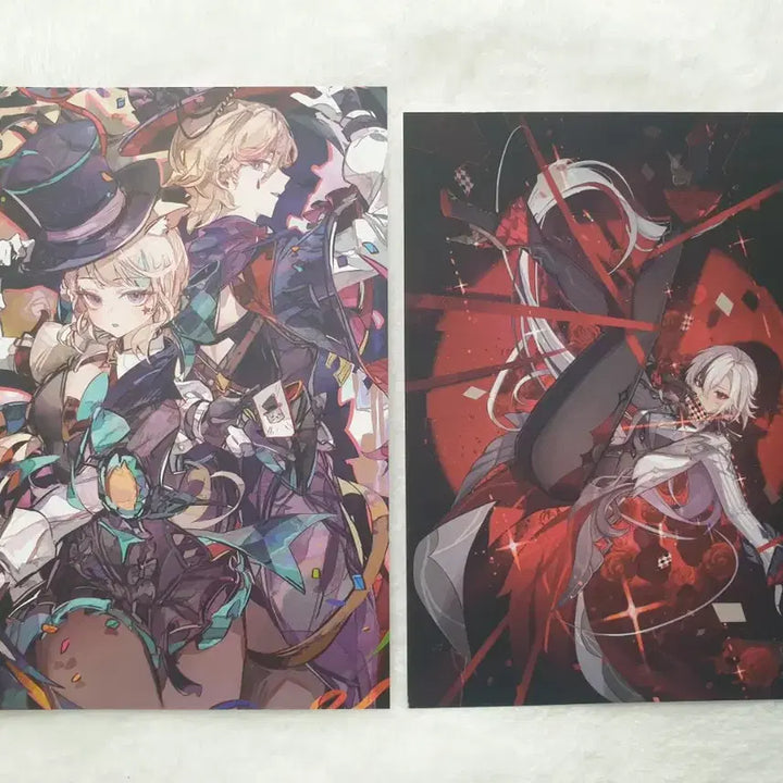 [BUNJANG] Genshin Impact Arlecchino, Lyney, Lynette, Freminet Official Paper Goods Bundle Set / 원신 아를레키노 리니 리넷 프레미네 공식/비공식 지류 굿즈 일괄