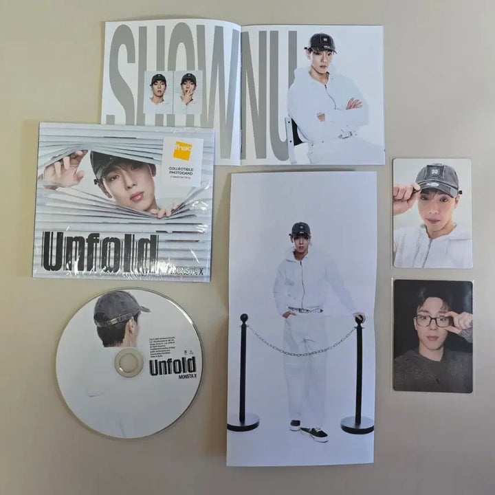 [BUNJANG] Monsta X Unfold Album + Nerd Photocard (Shownu) / 몬스타엑스 언폴드 unfold 셔누 앨범 + 너드 포카