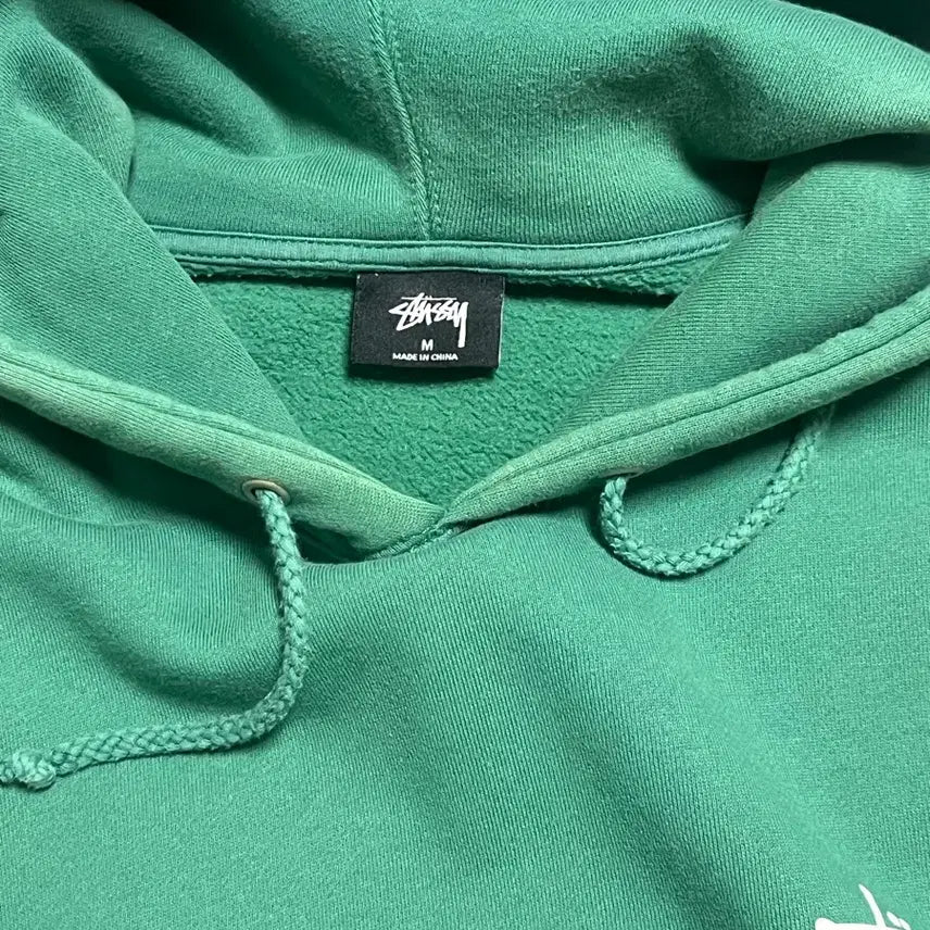 [BUNJANG] Stussy Green Hoodie M / 스투시 후드티 그린 M