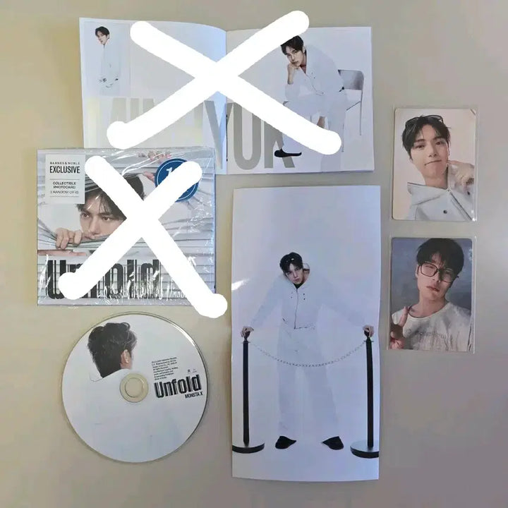 [BUNJANG] Monsta X Unfold Minhyuk Album + Nerd Photocard / 몬스타엑스 언폴드 unfold 민혁 앨범 + 너드 포카