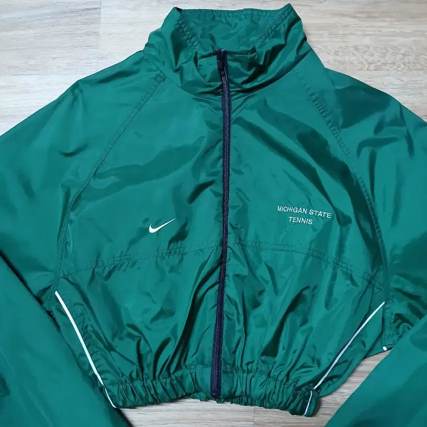 [BUNJANG] Nike Custom Vintage Cropped Windbreaker Jacket / nike 나이키 리폼 커스텀 빈티지 올드스쿨 크롭 바람막이 자켓