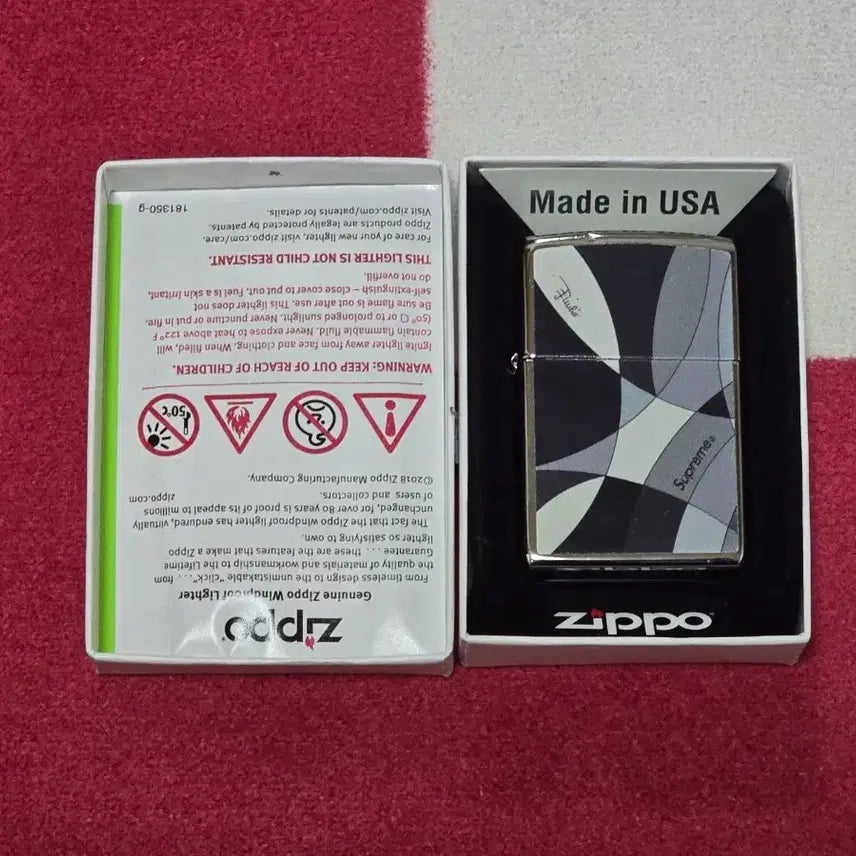 [BUNJANG] Supreme Emilio Pucci Zippo Lighter / 슈프림 에밀리오 푸치 지포라이터