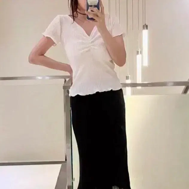[BUNJANG] Bote Na Tiel Pleated Top / 보떼나뛰렐 플리츠 탑