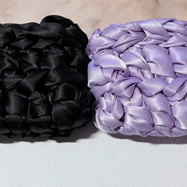 [BUNJANG] Ribbon Card Holder Set (2 Pieces) / 리본끈 카드지갑 2개