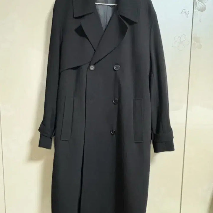 [BUNJANG] Drawfit Trench Coat Black M / 드로우핏 트렌치코트 블랙 M