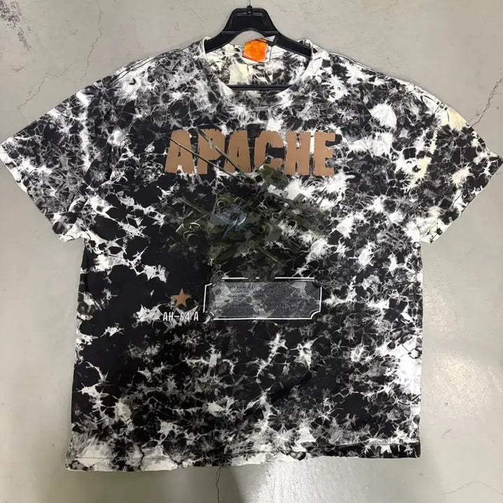 [BUNJANG] Vintage Tie-Dye Print Short-Sleeve T-Shirt XL / 만원샵 빈티지 타이다이 프린팅 반팔티 XL
