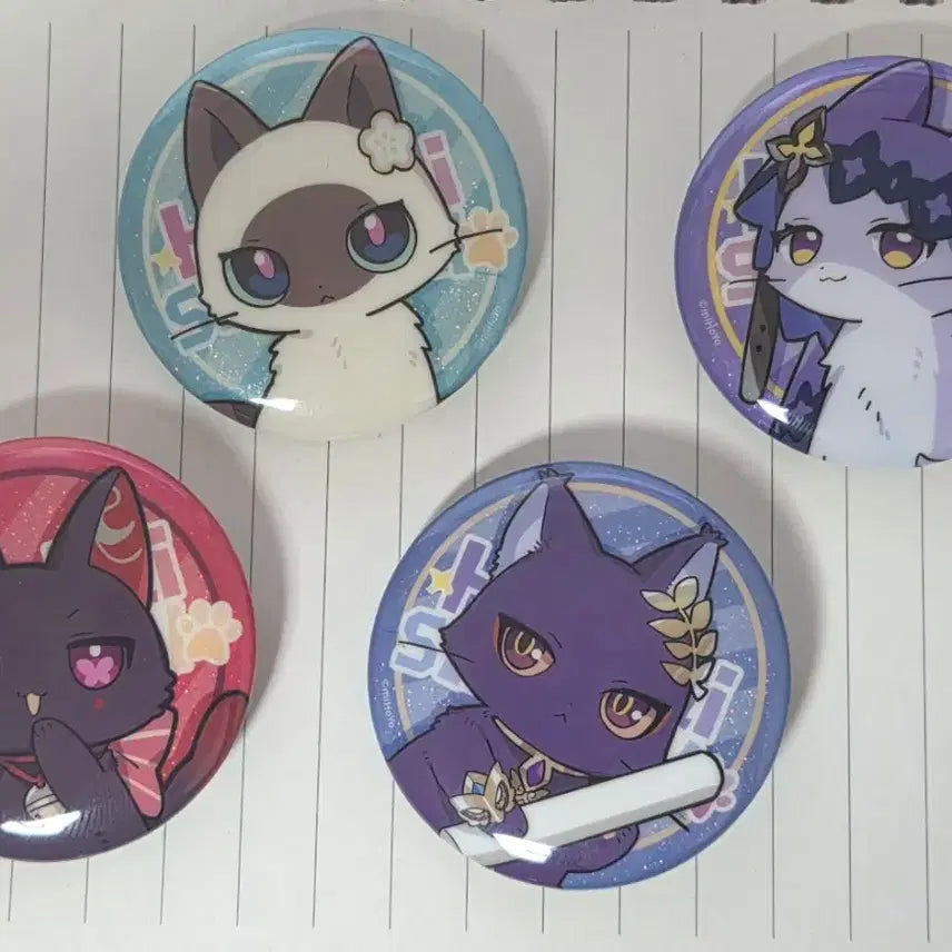 [BUNJANG] Honkai Star Rail Tiny Cat Pin Badge Set / 붕괴 스타레일 타이니캣 고양이 핀뱃지 캔뱃지 판매 혹은 교환합니다!