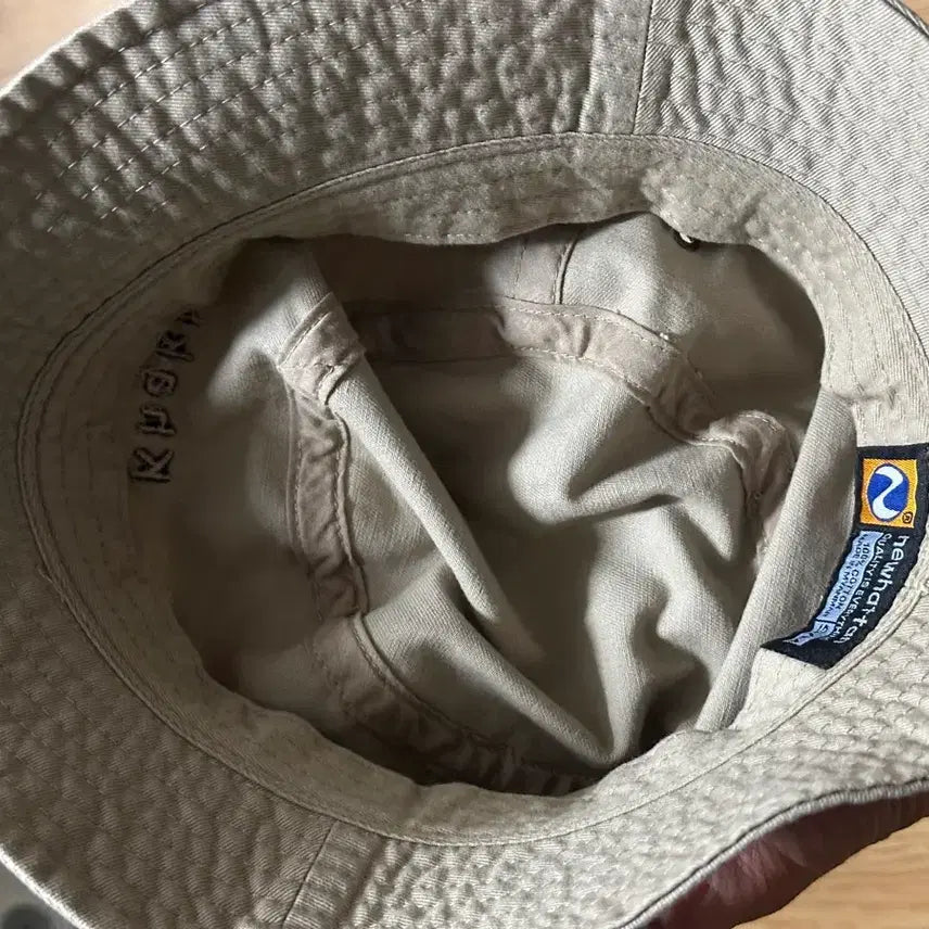 [BUNJANG] Khakis Logo Embroidered Bucket Hat / 카키스 버킷햇