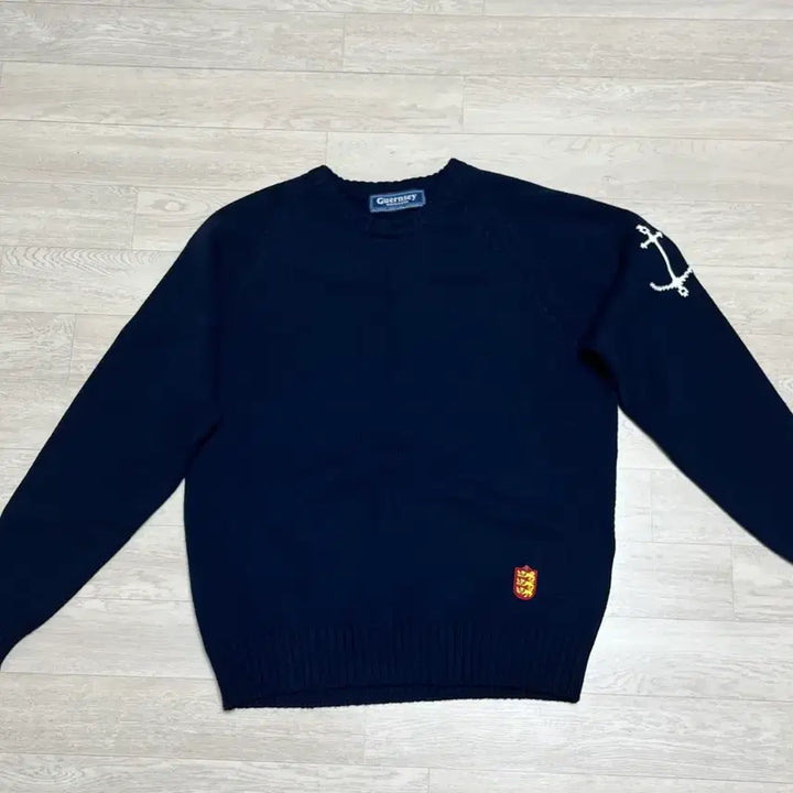 [BUNJANG] Gant Woollens Cotton Crewneck Knit Navy L / 건지울른스 코튼 크루넥 니트 네이비 L사이즈 새상품 팝니다.