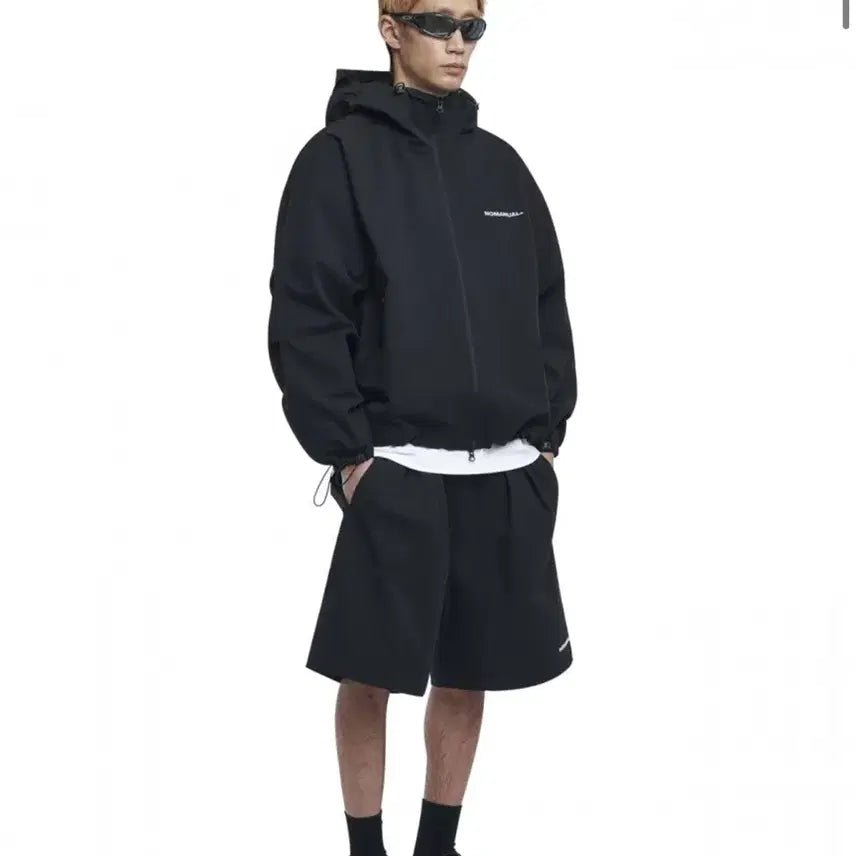 [BUNJANG] No Manual Penon Wind Shell Jacket Black XL / 노매뉴얼 바람막이(penon wind shell) 블랙 XL 새상품