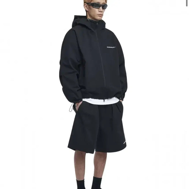 [BUNJANG] No Manual Penon Wind Shell Jacket Black XL / 노매뉴얼 바람막이(penon wind shell) 블랙 XL 새상품