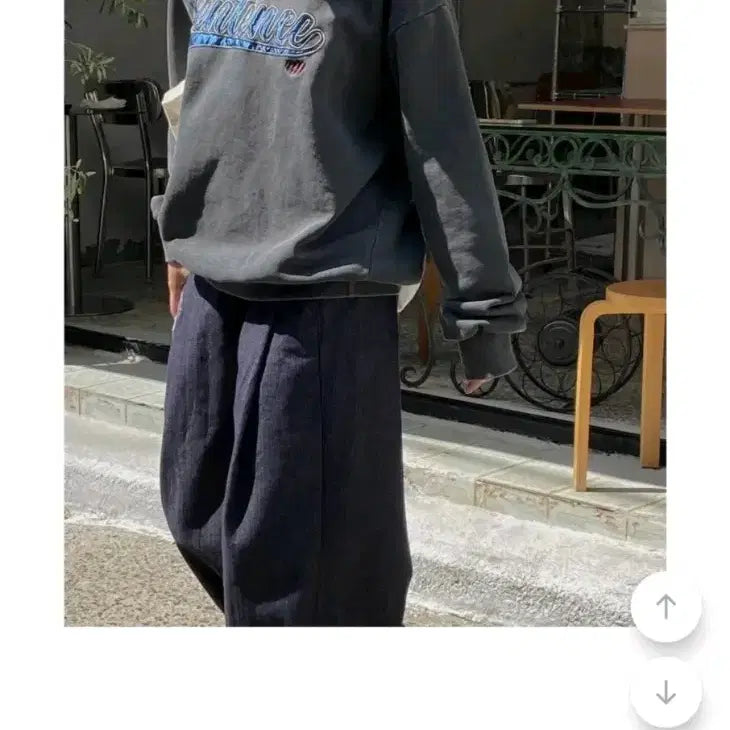 [BUNJANG] Munz Pigment Washed Sweatshirt (Charcoal) / *빠른급처원함* 문즈 피그먼트 워싱 맨투맨 (차콜)