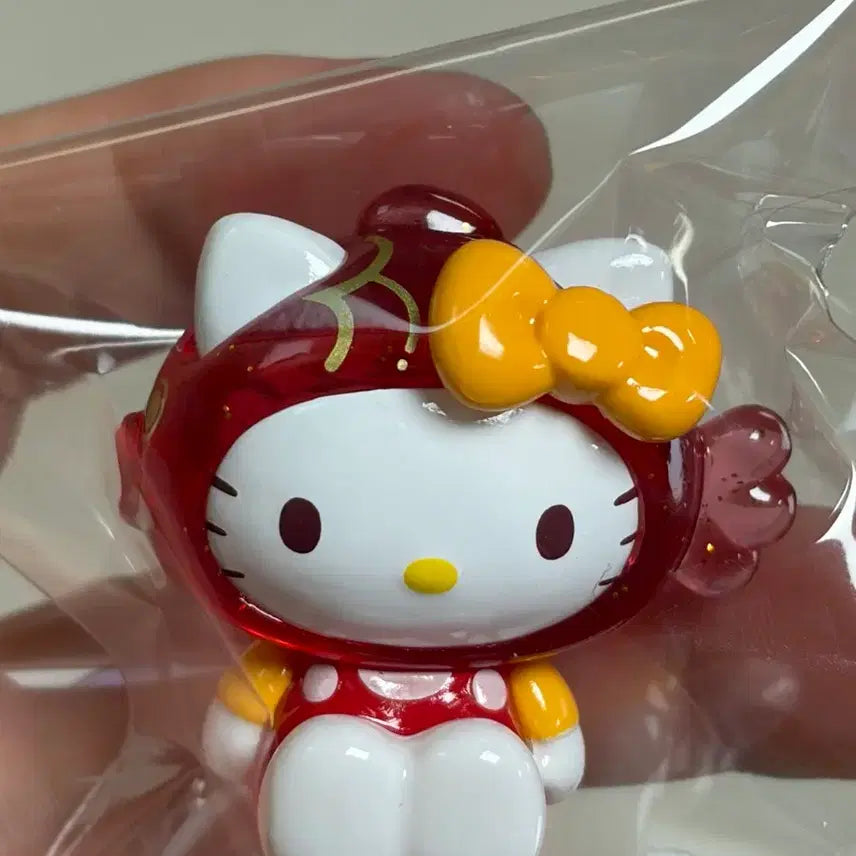 [BUNJANG] Sanrio Official MOETCH Hello Kitty Lucky Koi Series Figure Aurora Version / 산리오 정품 MOETCH 헬로키티 행운의잉어 시리즈 피규어 오로라 버전