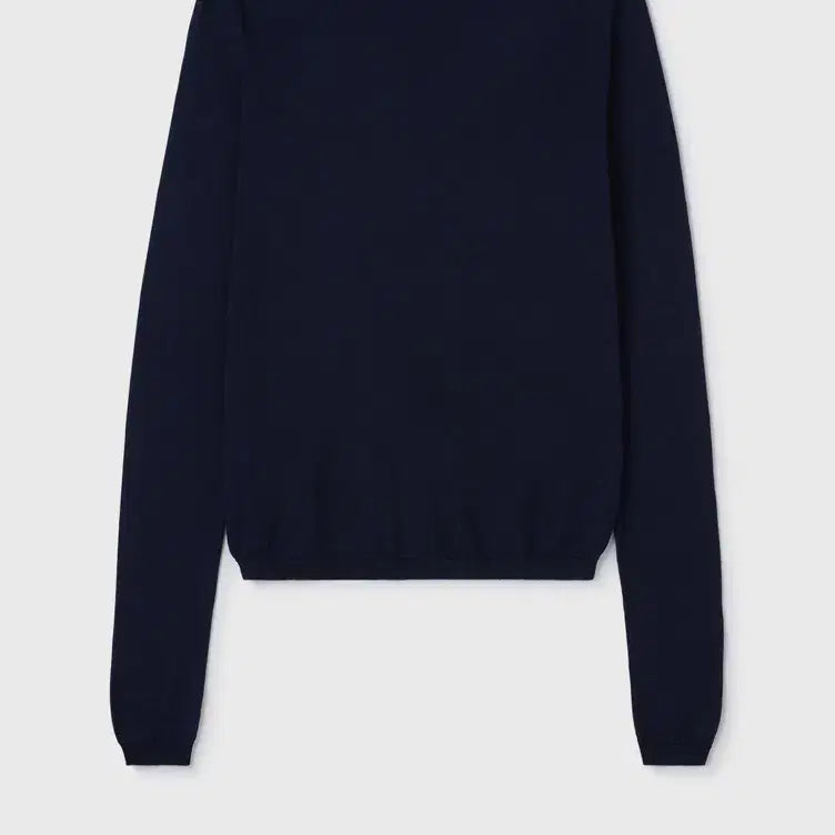 [BUNJANG] LFM Bound Neck Knit Navy / Lfm 바운드넥 니트 네이비
