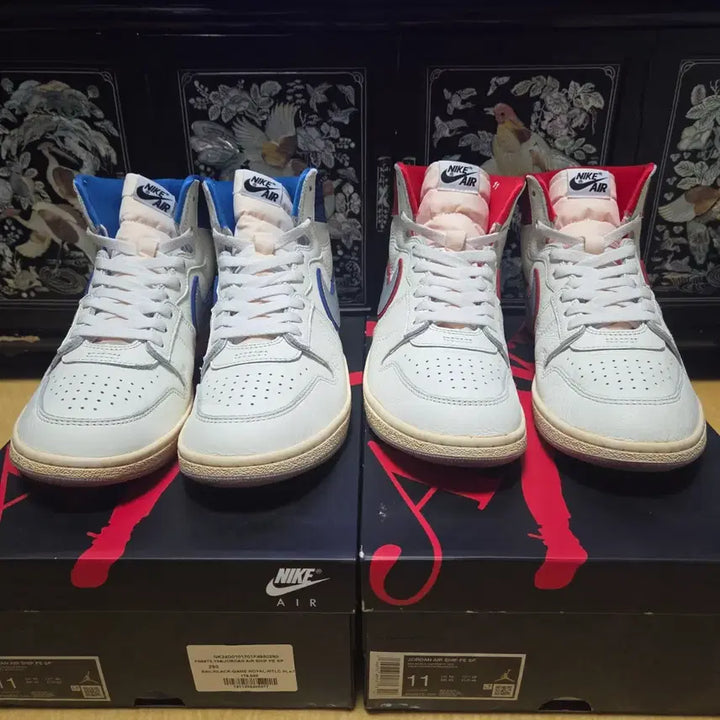 [BUNJANG] Jordan Awake NY Airship Red/Blue Bundle Set / [290] 조던 어웨이크 NY 에어쉽 레드, 블루 일괄