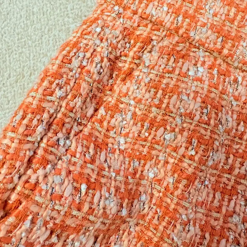 [BUNJANG] J.Crew Coral Tweed Shorts Size 0 / J.CREW 코랄 트위드 반바지 사이즈 0