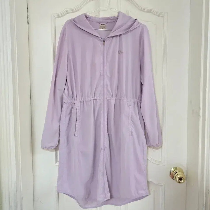 [BUNJANG] NEPA Lavender Long Hood Windbreaker / 네파 연보라색 롱후드 바람막이