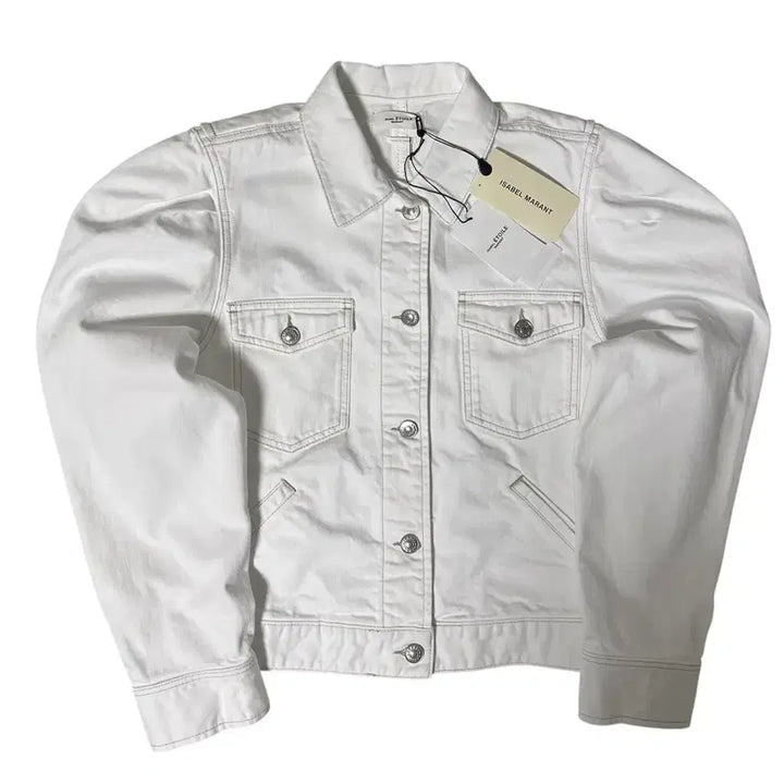 [BUNJANG] Isabel Marant White Puff Sleeve Jacket / (새상품) 이자벨마랑 화이트 퍼프소매 자켓